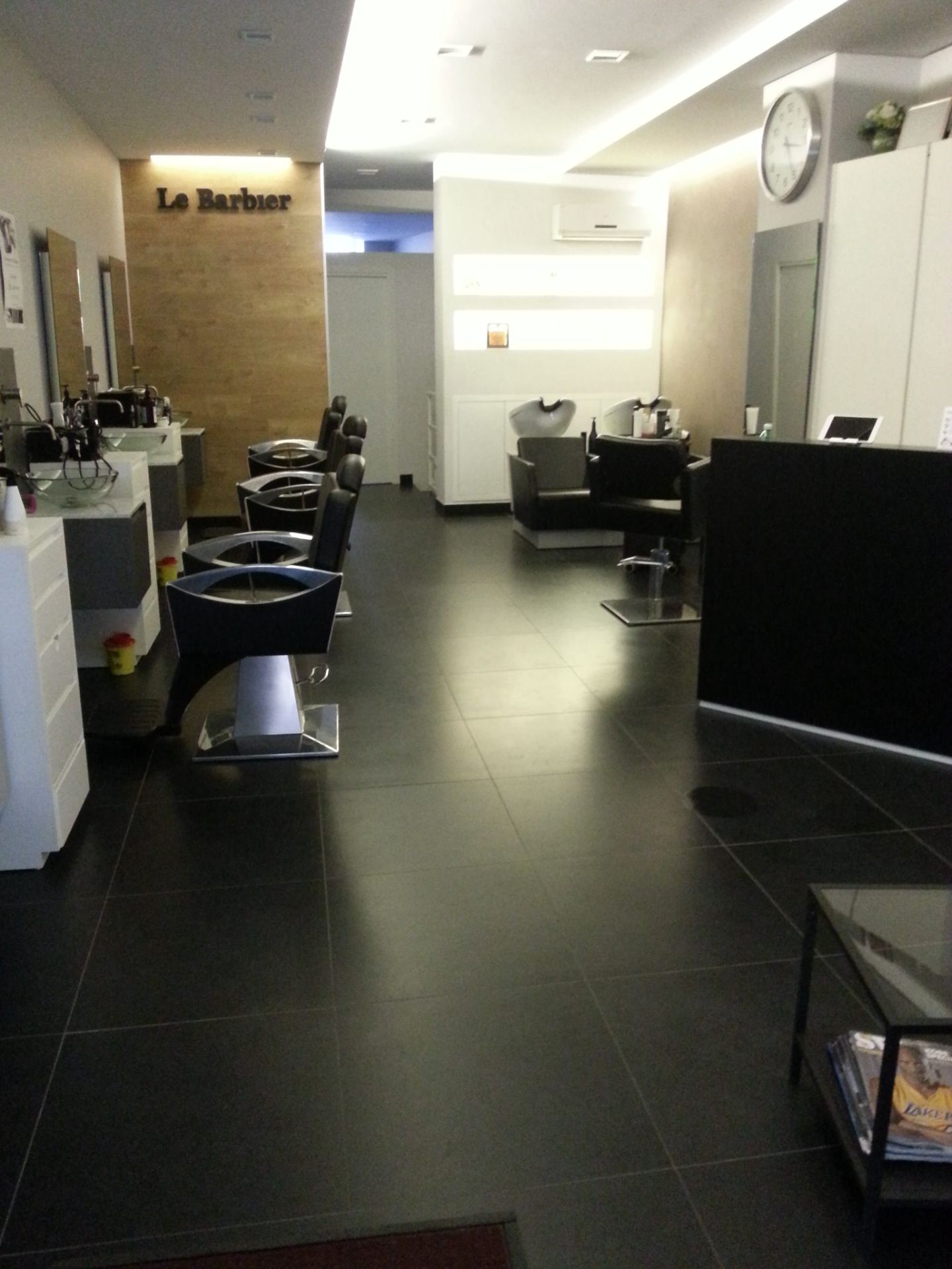 Postazioni del salone Le Barbier